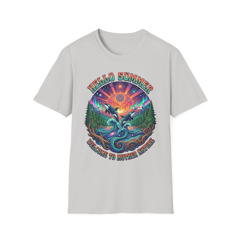Hello Summer— Retro Orca Conservation T shirt