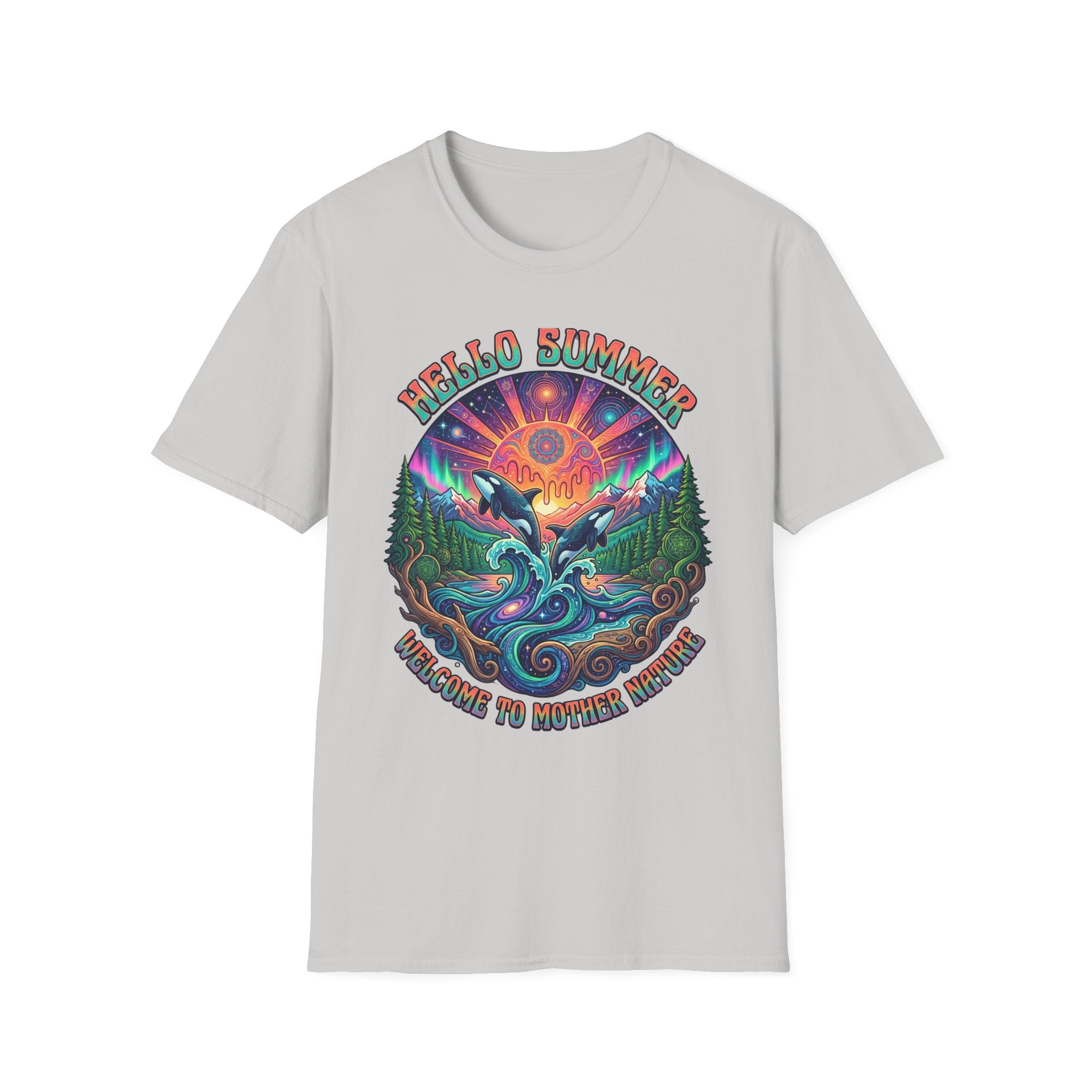 Hello Summer— Retro Orca Conservation T shirt
