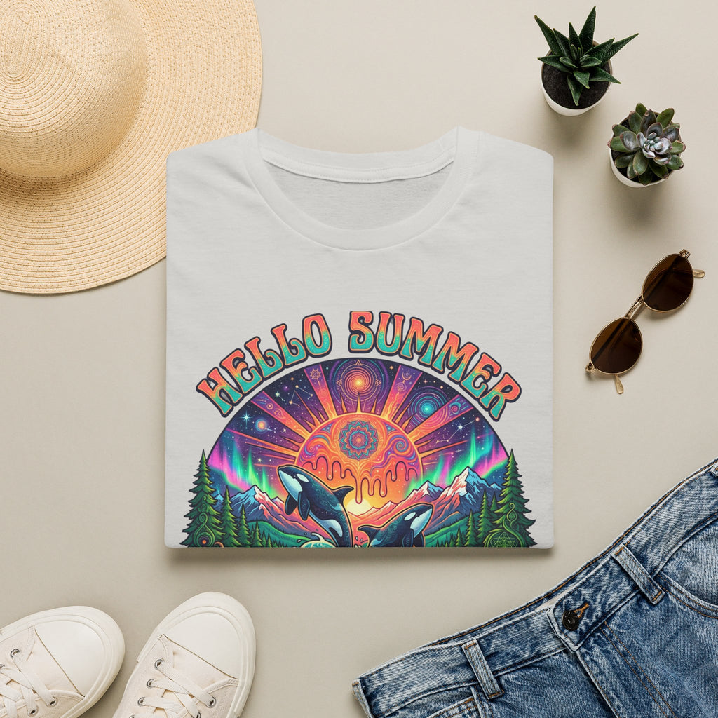 Hello Summer— Retro Orca Conservation T shirt