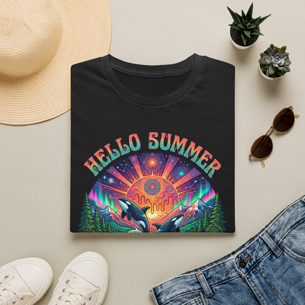 Hello Summer— Retro Orca Conservation T shirt