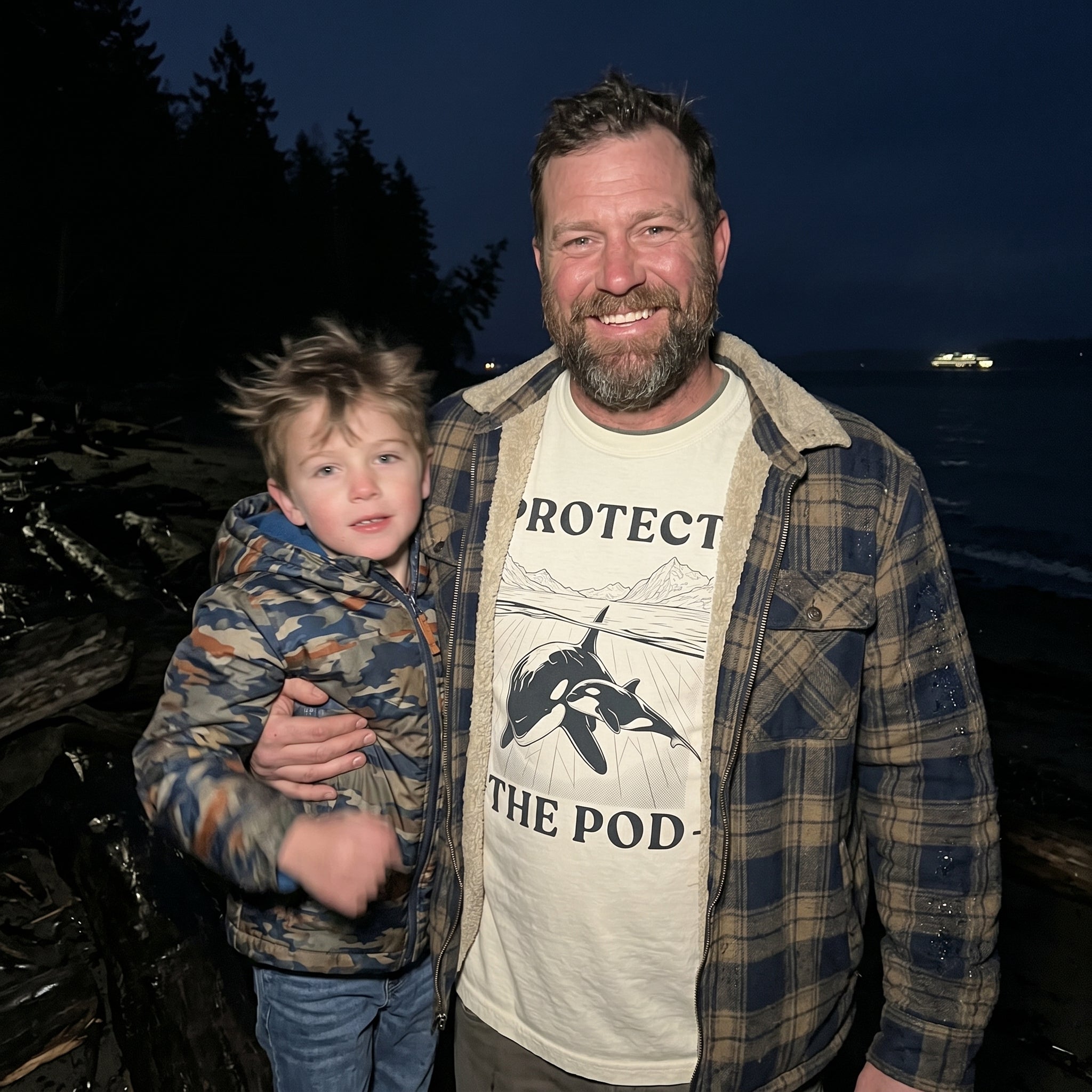 Protect The Pod Orca T-Shirt — Marine Conservation Comfort Colors T Shirt