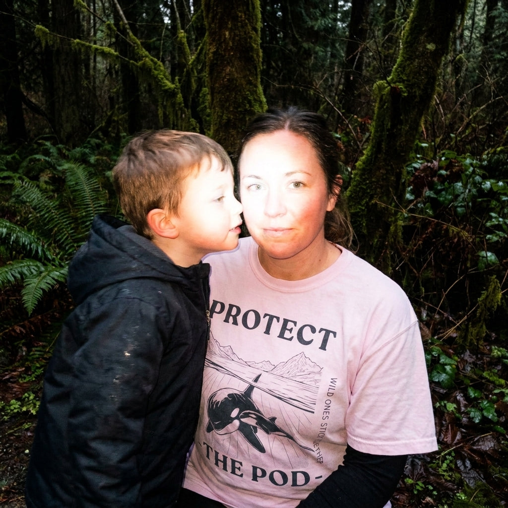 Protect The Pod Orca T-Shirt — Marine Conservation Comfort Colors T Shirt