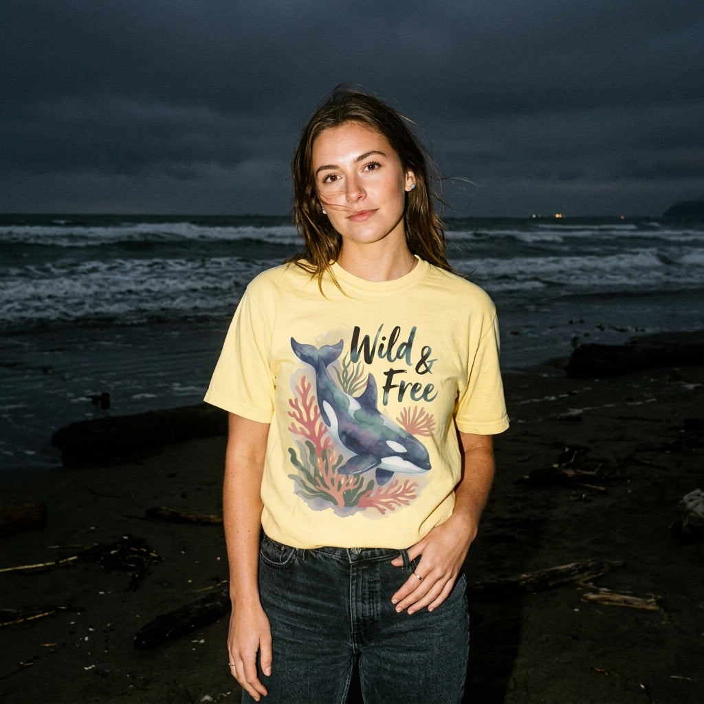 Wild & Free Conservation Orca T-Shirt