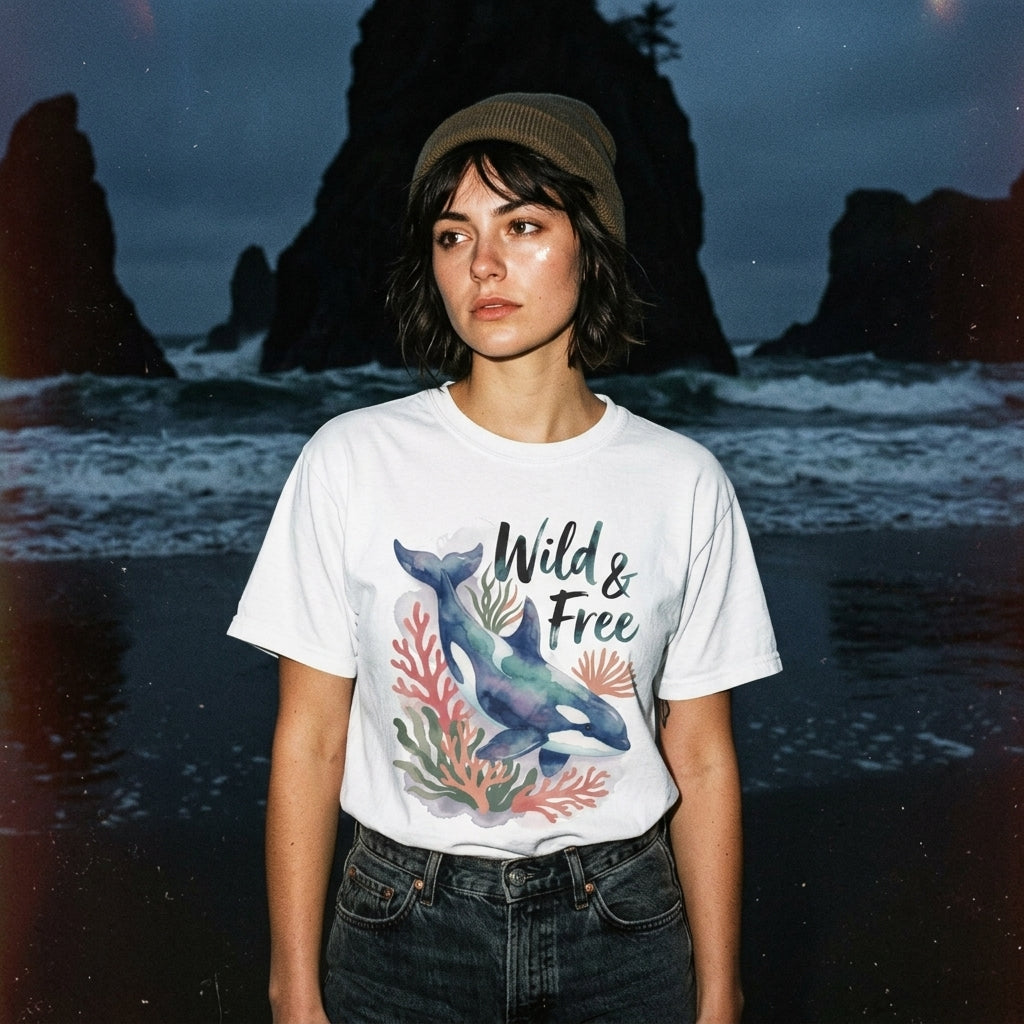 Wild & Free Conservation Orca T-Shirt