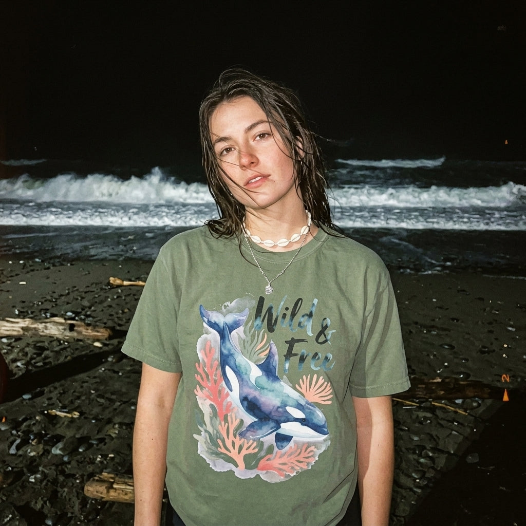 Wild & Free Conservation Orca T-Shirt