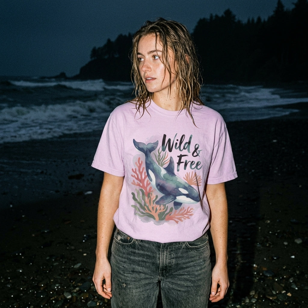 Wild & Free Conservation Orca T-Shirt