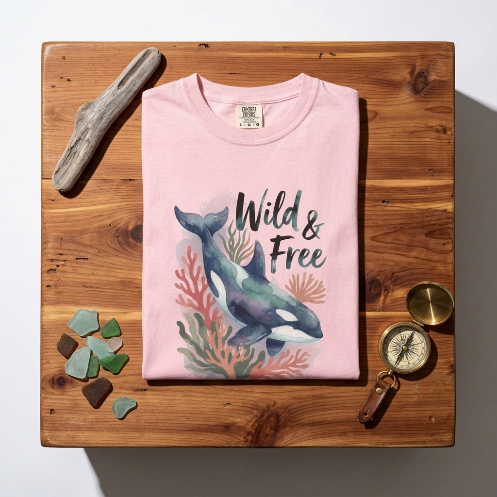 Wild & Free Conservation Orca T-Shirt