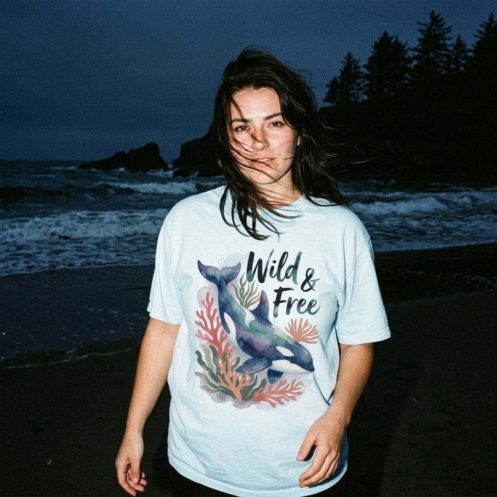 Wild & Free Conservation Orca T-Shirt