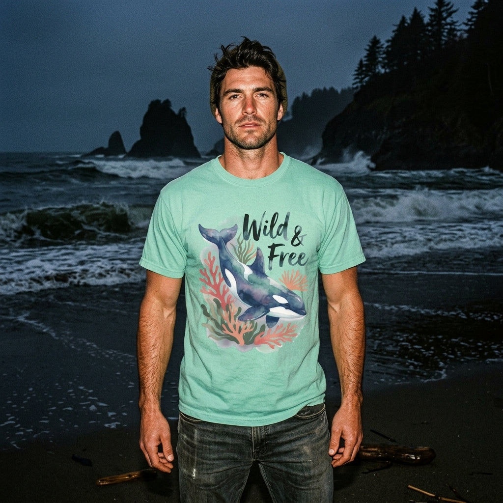 Wild & Free Conservation Orca T-Shirt