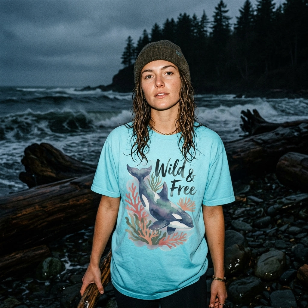 Wild & Free Conservation Orca T-Shirt