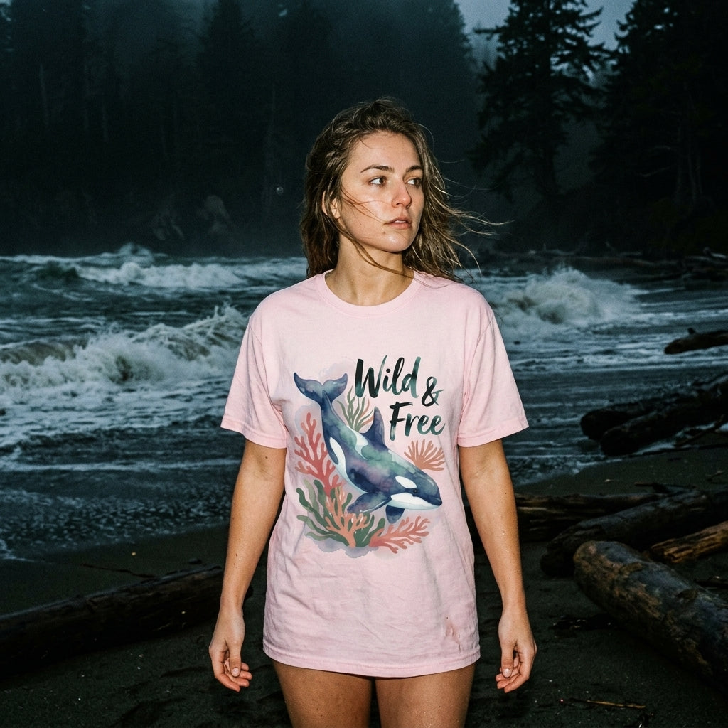 Wild & Free Conservation Orca T-Shirt