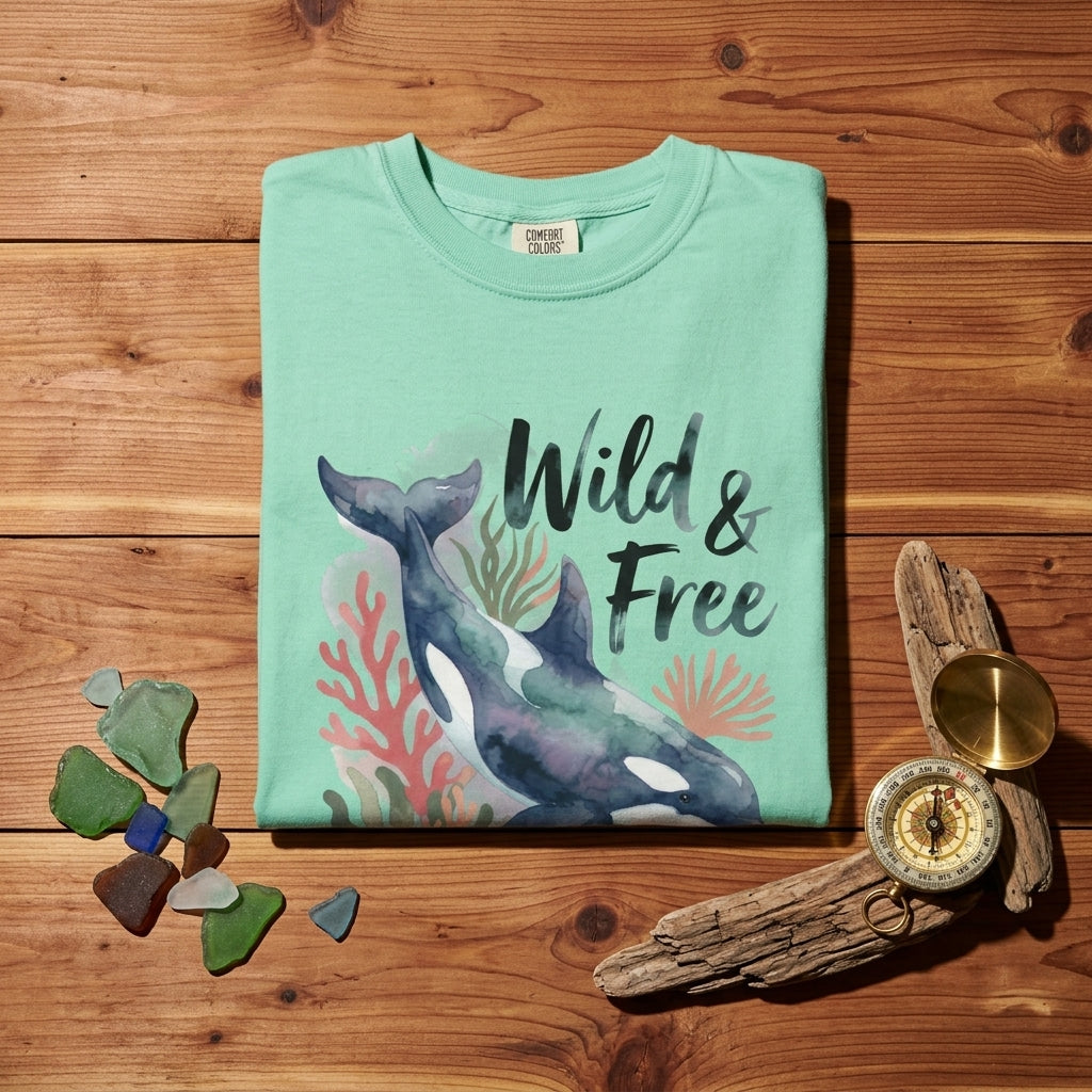 Wild & Free Conservation Orca T-Shirt