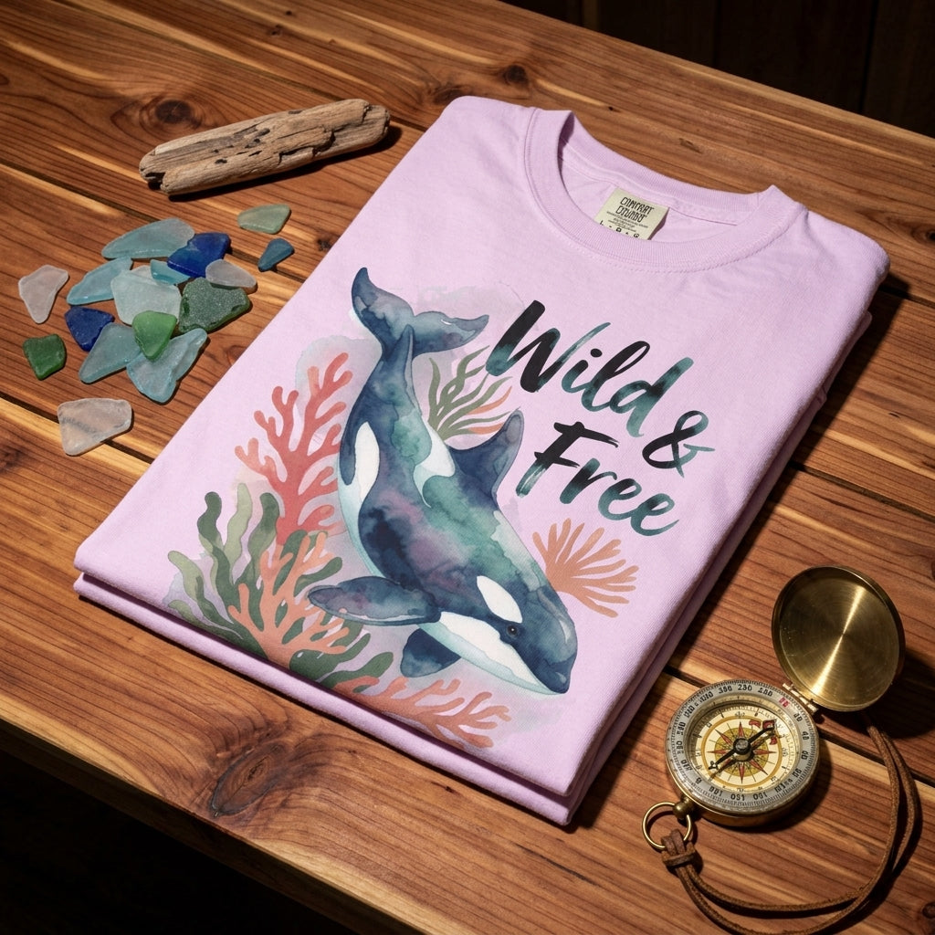 Wild & Free Conservation Orca T-Shirt