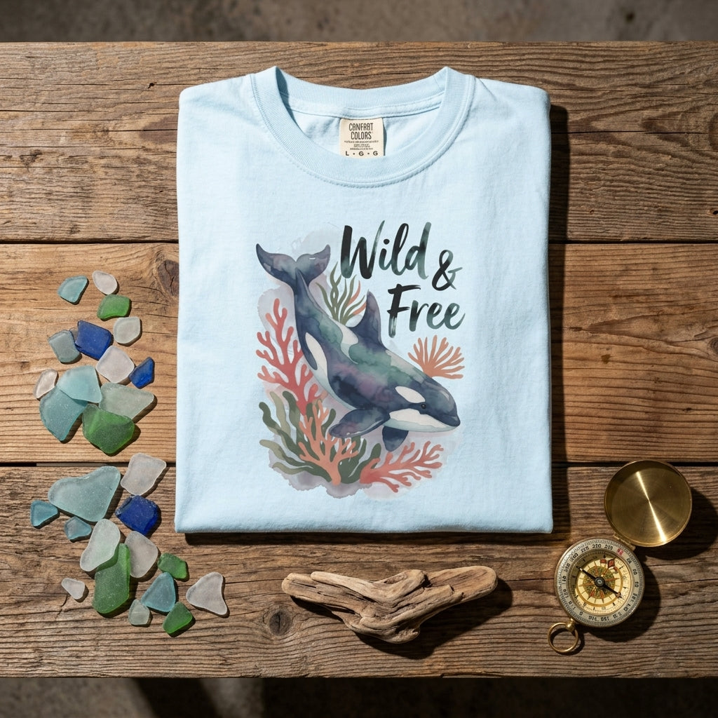 Wild & Free Conservation Orca T-Shirt