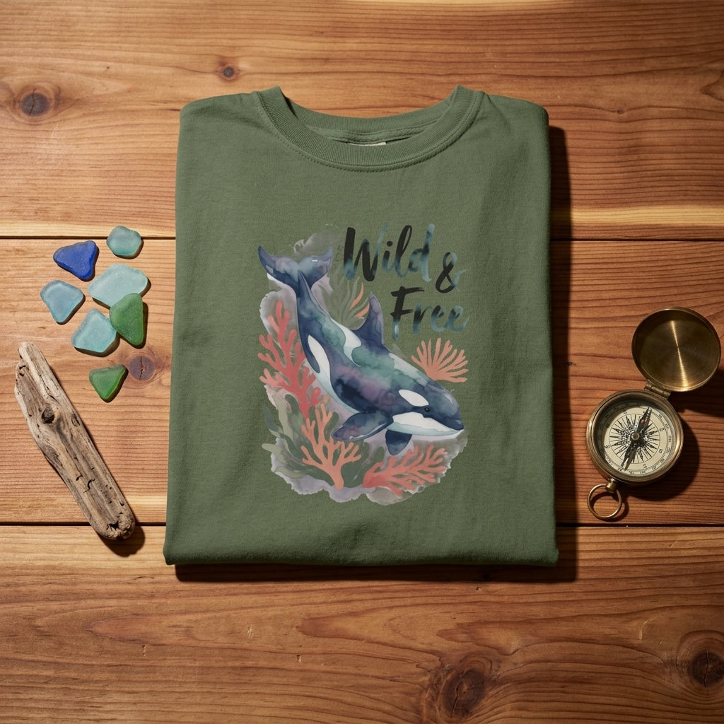 Wild & Free Conservation Orca T-Shirt