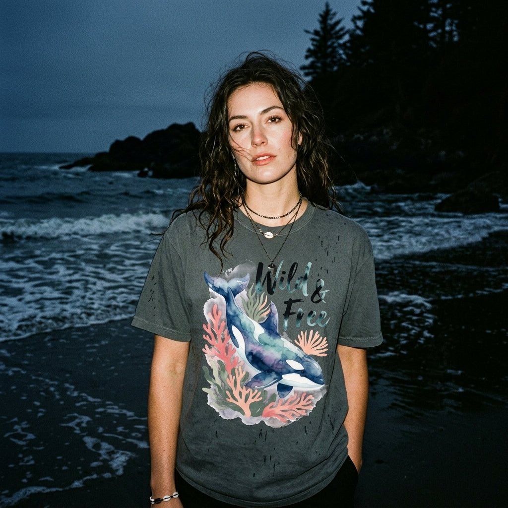 Wild & Free Conservation Orca T-Shirt