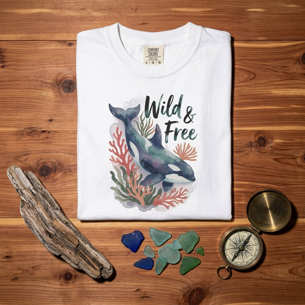 Wild & Free Conservation Orca T-Shirt