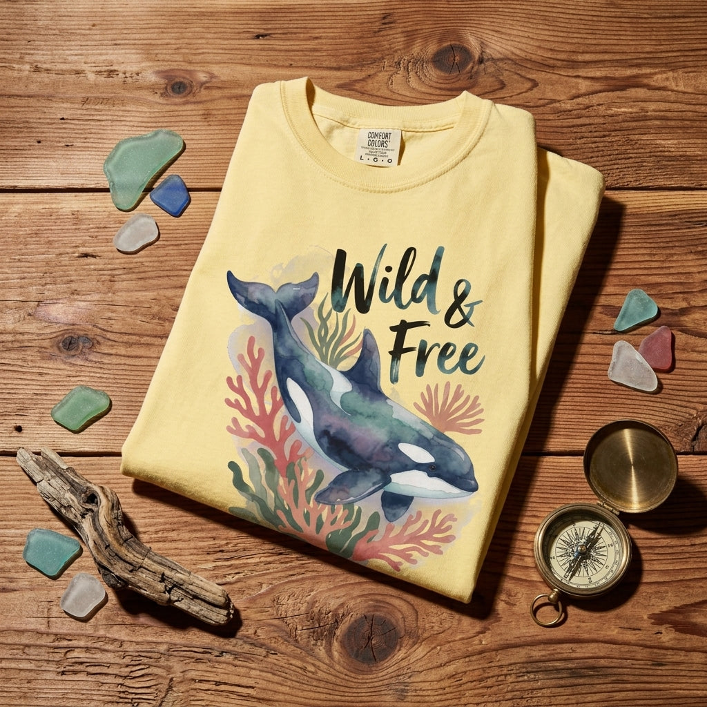 Wild & Free Conservation Orca T-Shirt