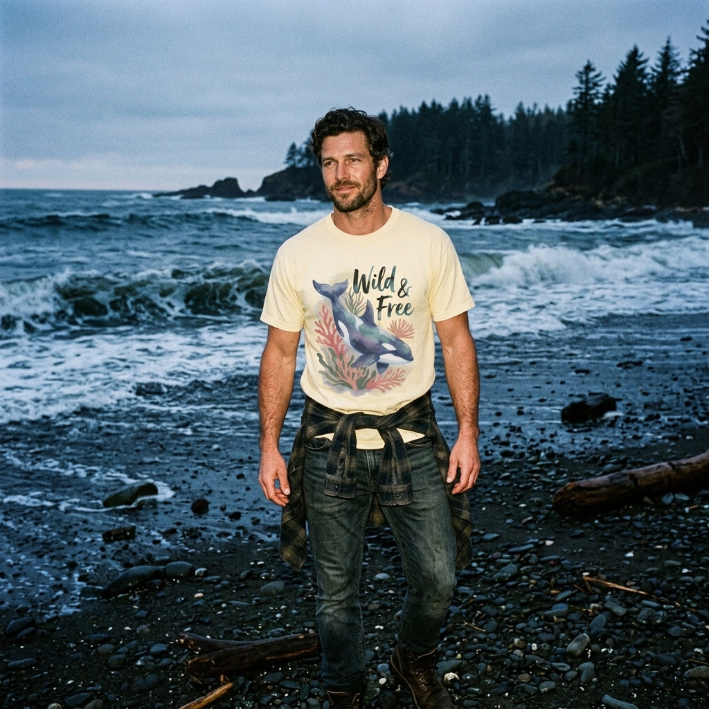 Wild & Free Conservation Orca T-Shirt