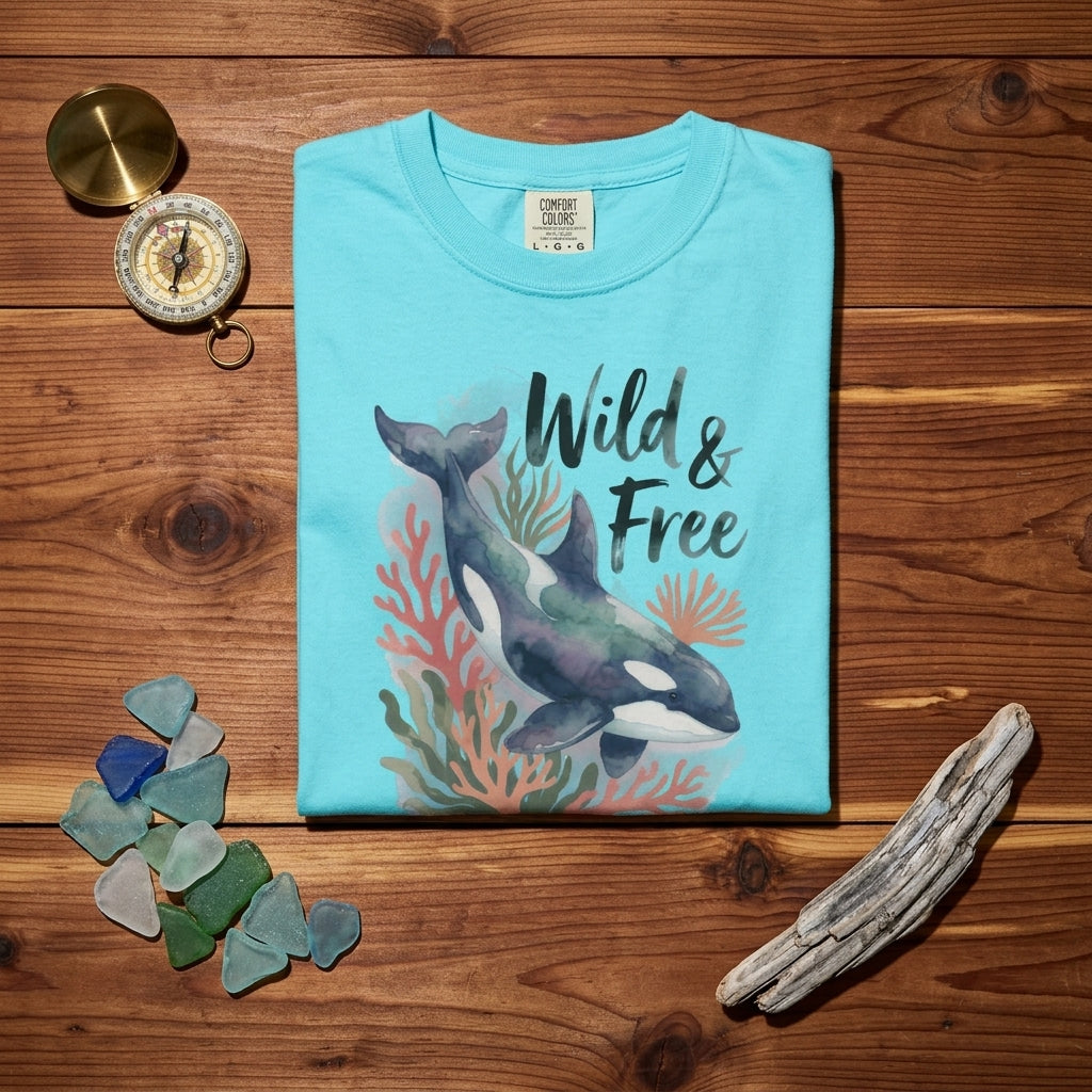 Wild & Free Conservation Orca T-Shirt