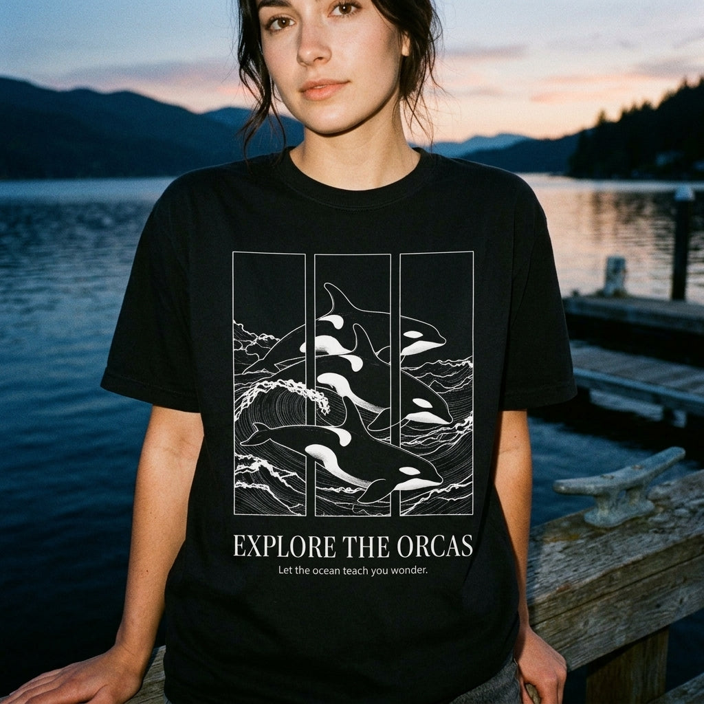 Explore the Orcas Conservation T-Shirt