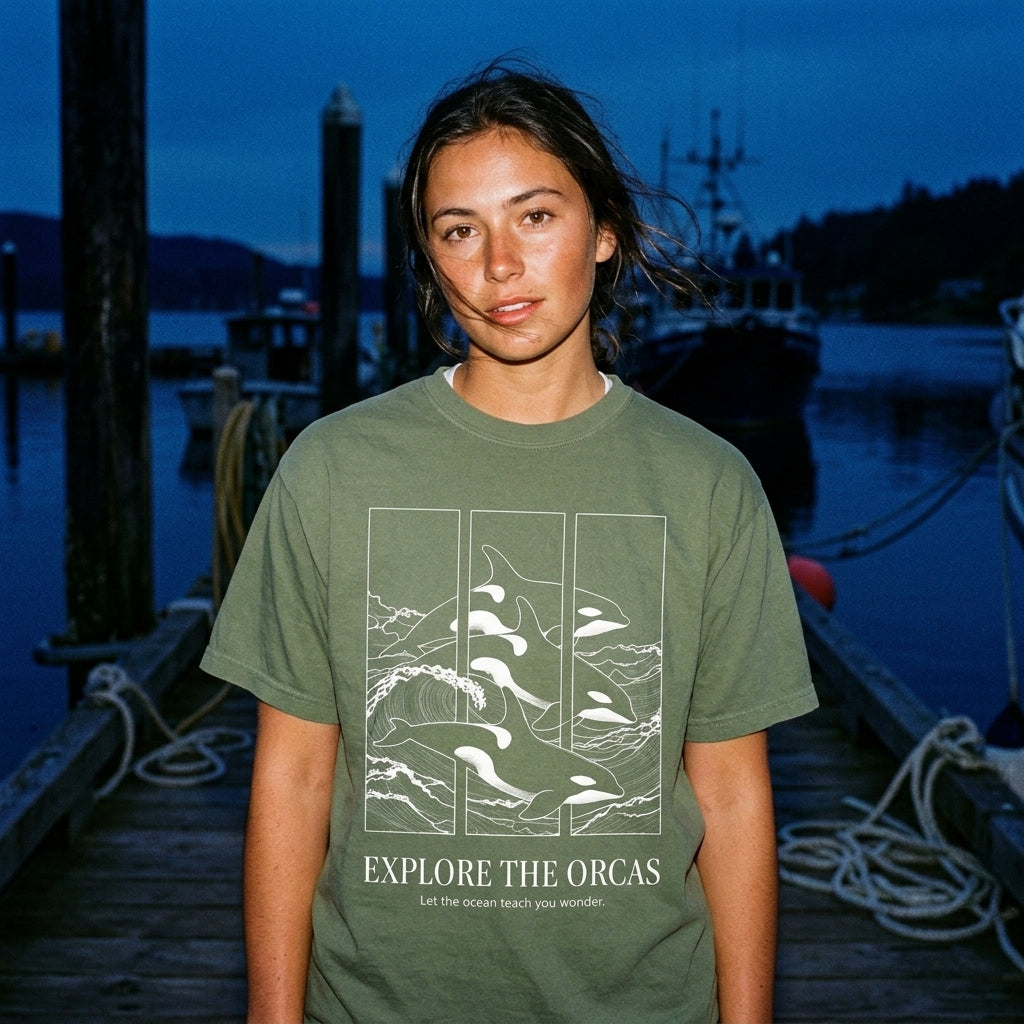 Explore the Orcas Conservation T-Shirt