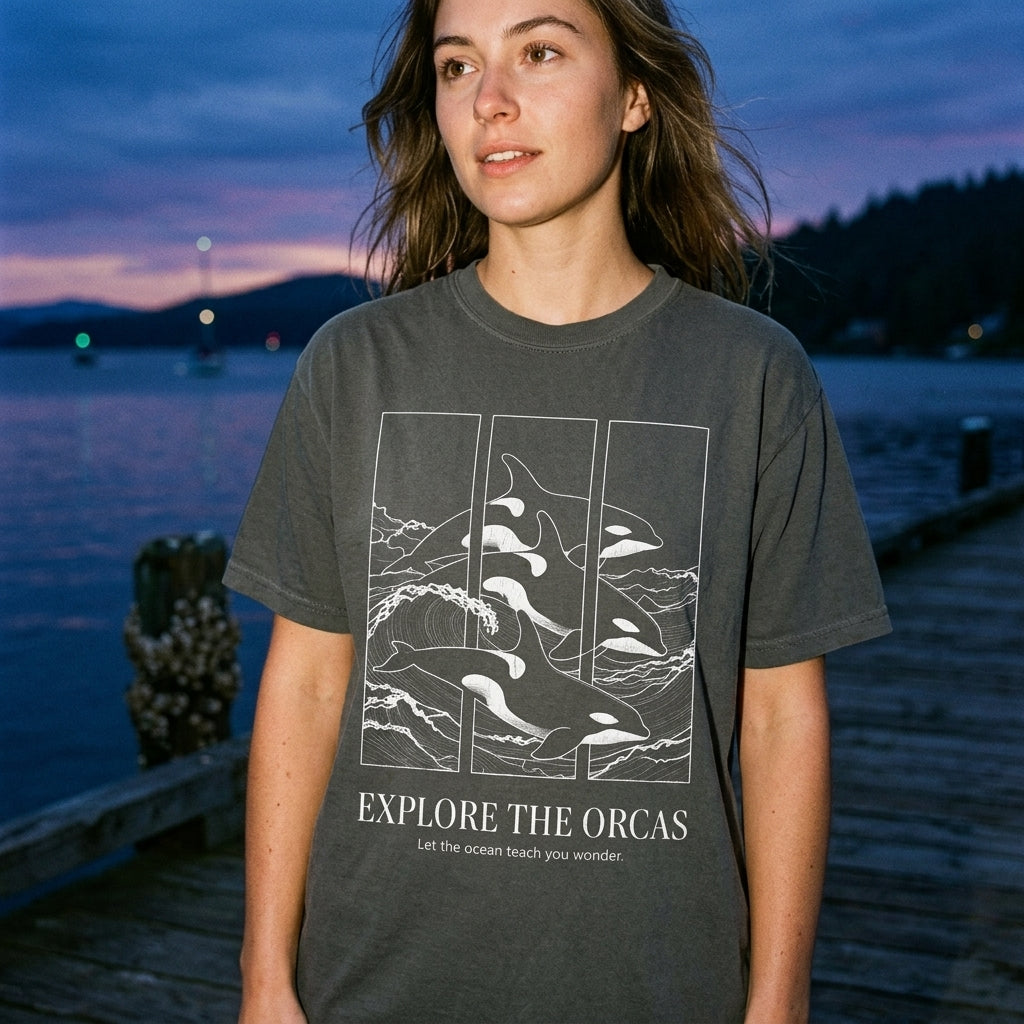 Explore the Orcas Conservation T-Shirt