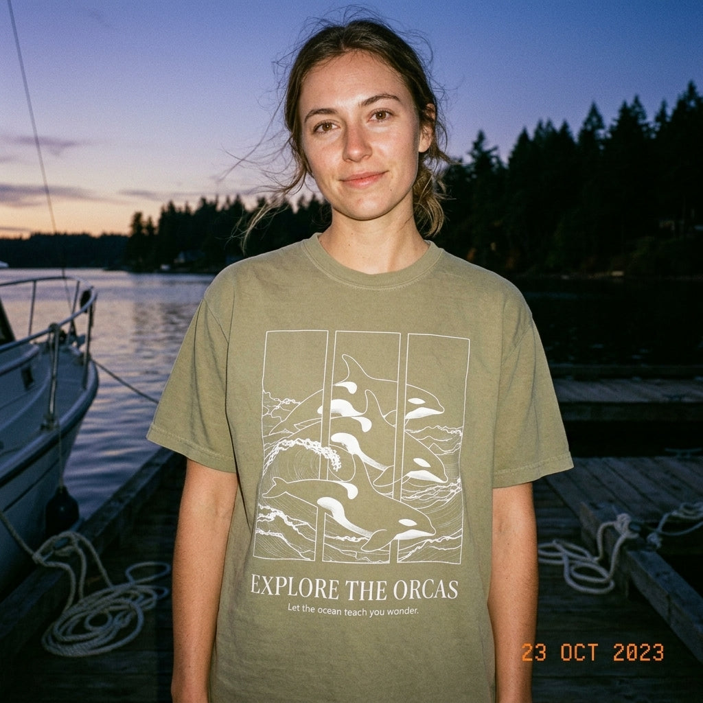 Explore the Orcas Conservation T-Shirt