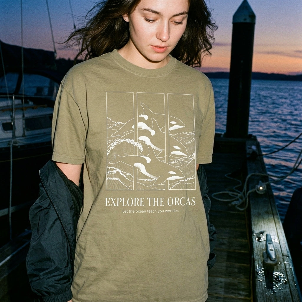 Explore the Orcas Conservation T-Shirt