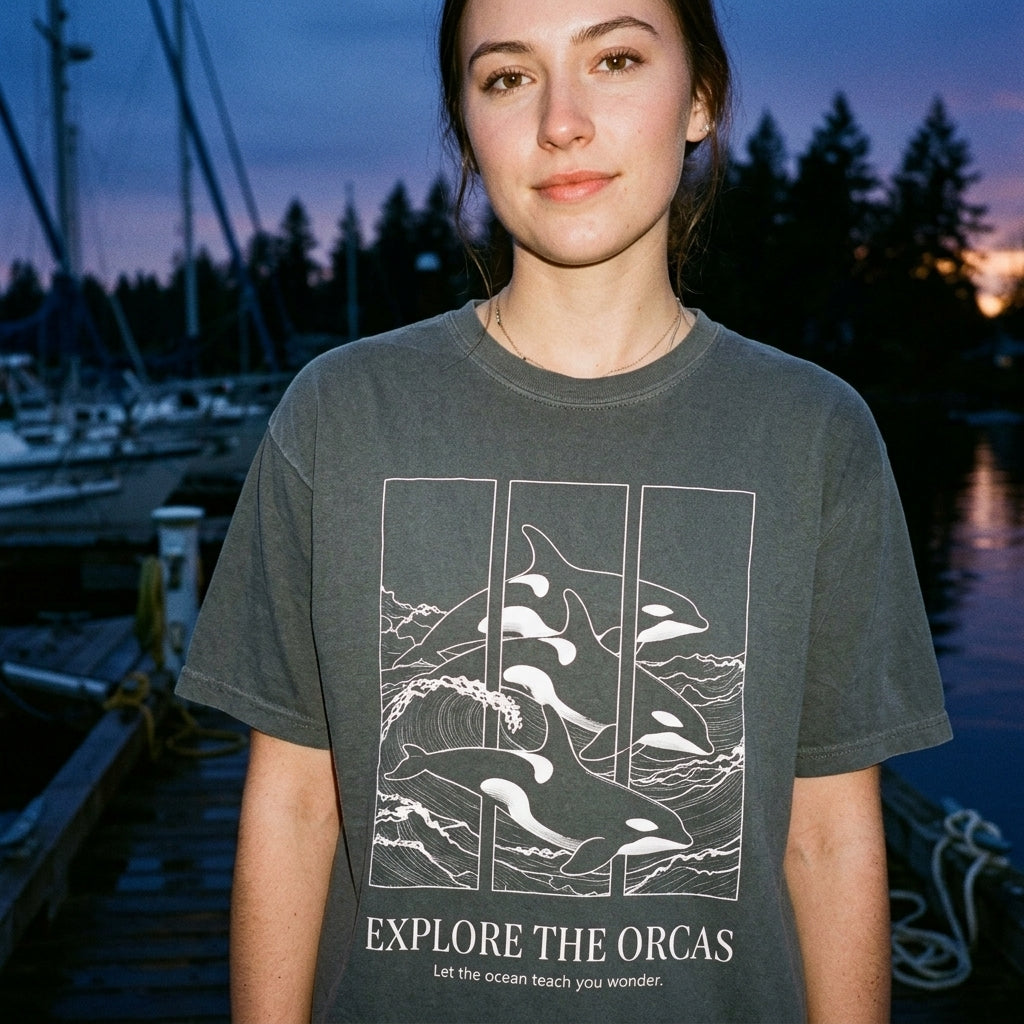 Explore the Orcas Conservation T-Shirt