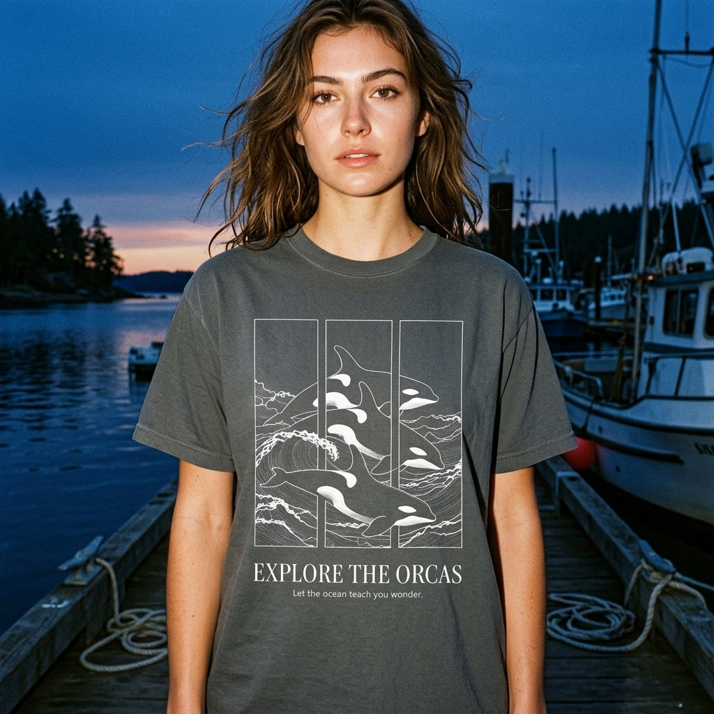 Explore the Orcas Conservation T-Shirt