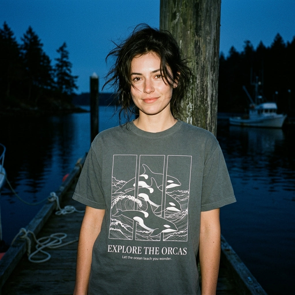 Explore the Orcas Conservation T-Shirt