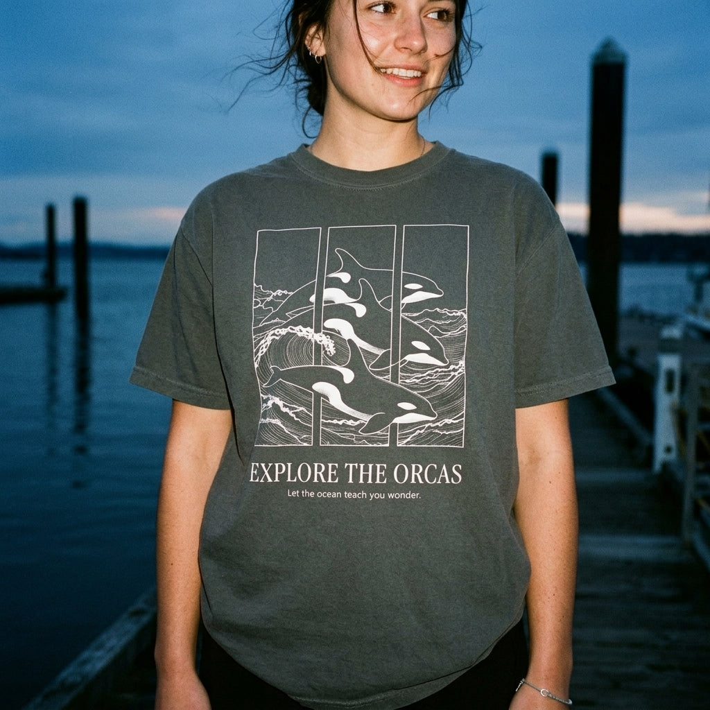 Explore the Orcas Conservation T-Shirt