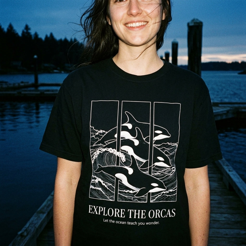 Explore the Orcas Conservation T-Shirt
