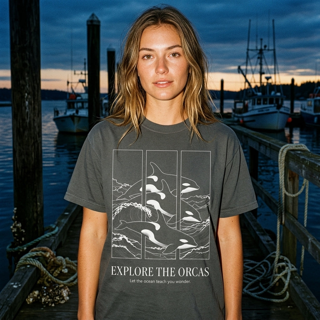 Explore the Orcas Conservation T-Shirt