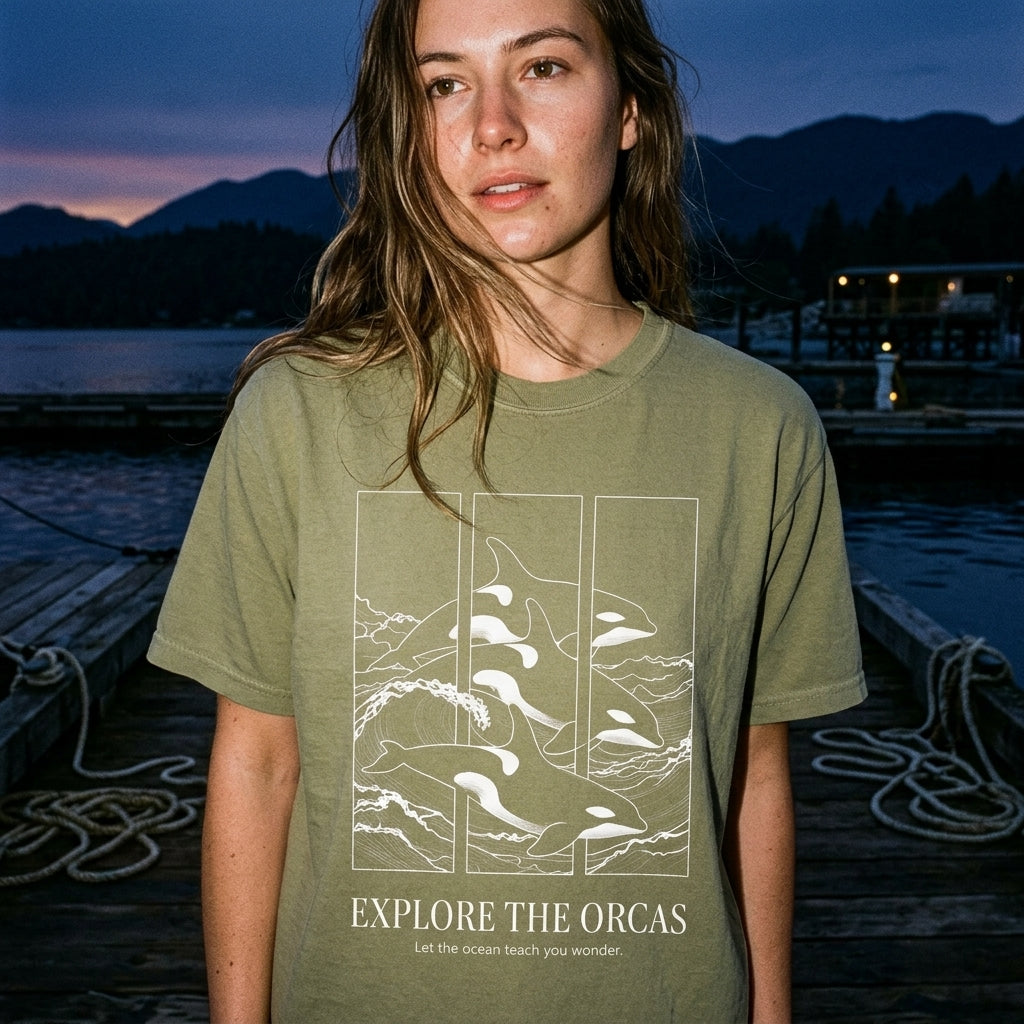 Explore the Orcas Conservation T-Shirt