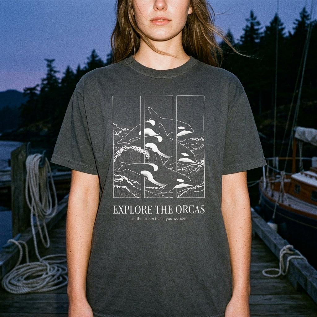 Explore the Orcas Conservation T-Shirt