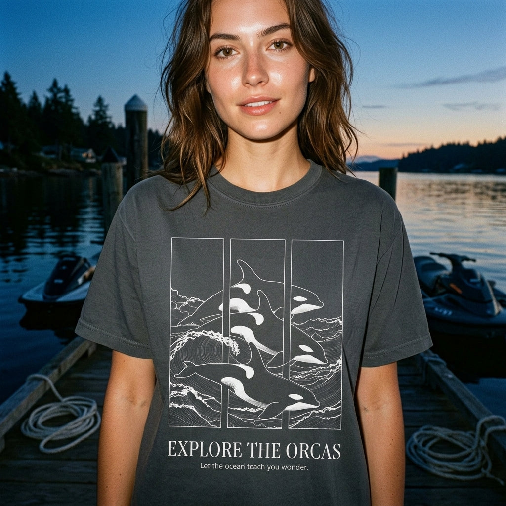 Explore the Orcas Conservation T-Shirt