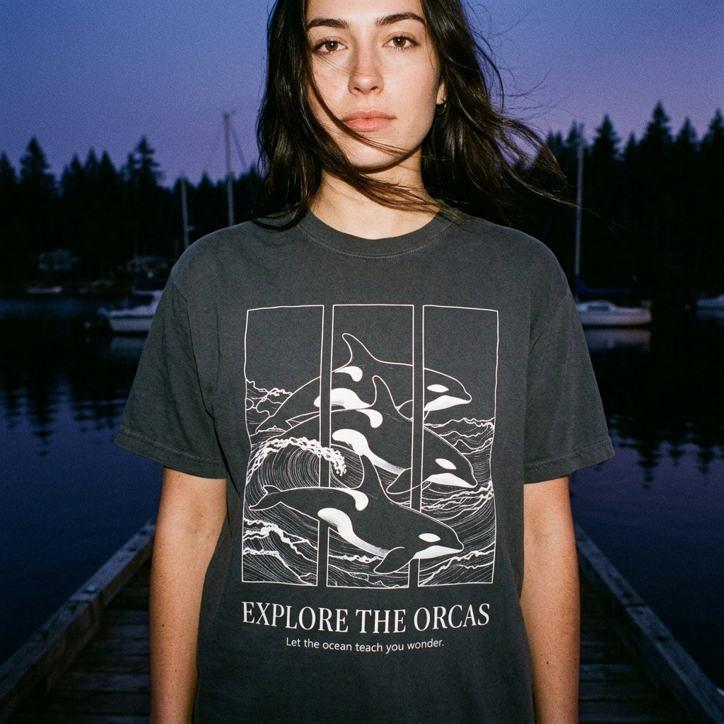 Explore the Orcas Conservation T-Shirt