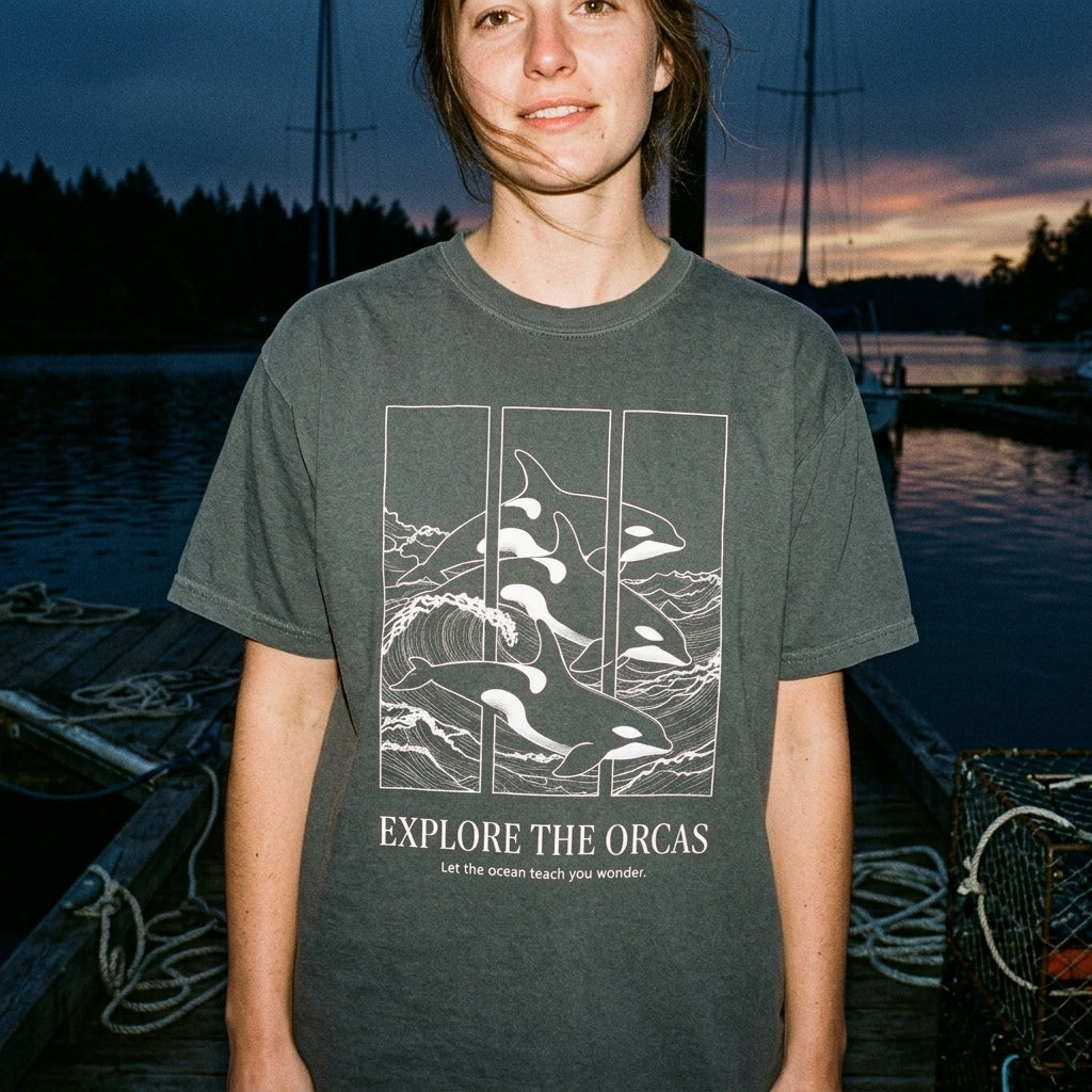 Explore the Orcas Conservation T-Shirt