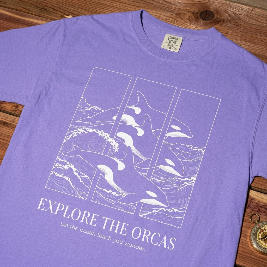 Explore the Orcas Conservation T-Shirt