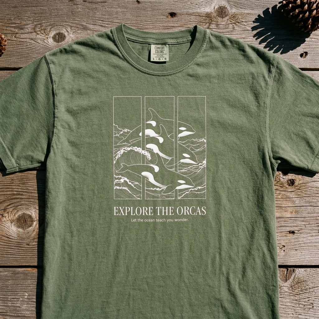 Explore the Orcas Conservation T-Shirt