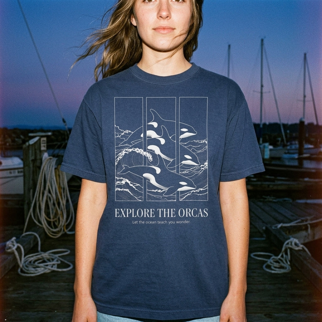Explore the Orcas Conservation T-Shirt