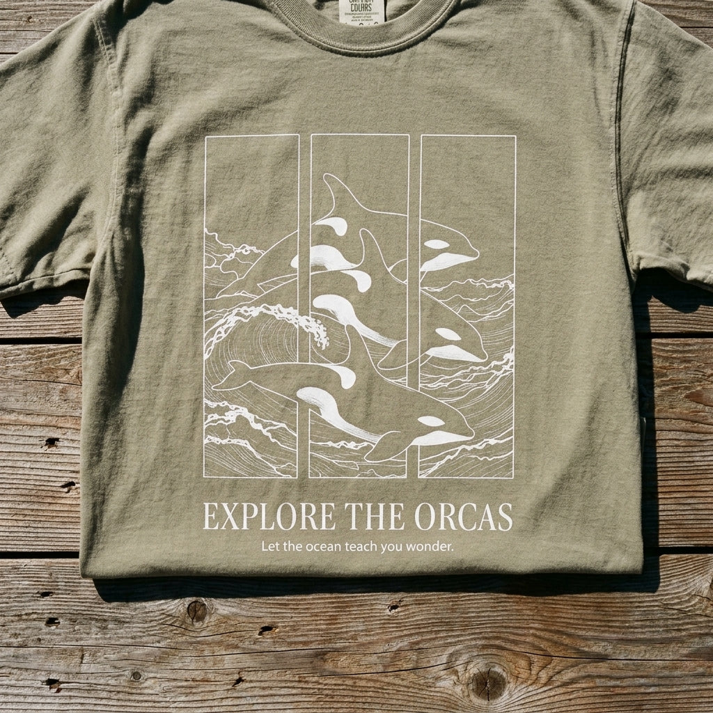 Explore the Orcas Conservation T-Shirt