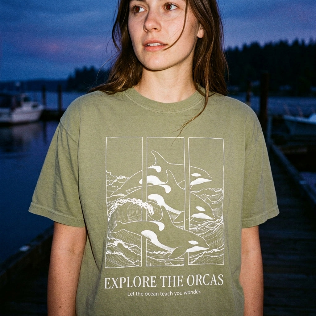 Explore the Orcas Conservation T-Shirt