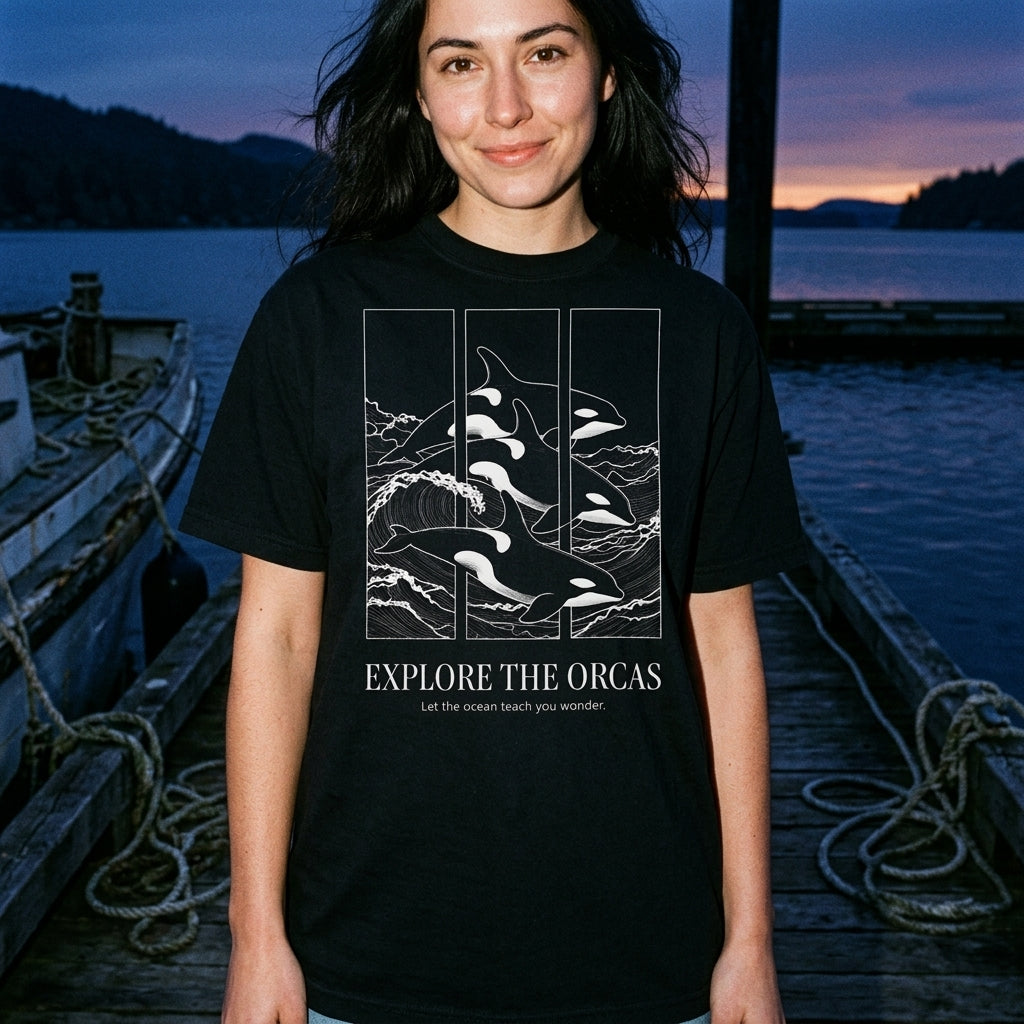 Explore the Orcas Conservation T-Shirt