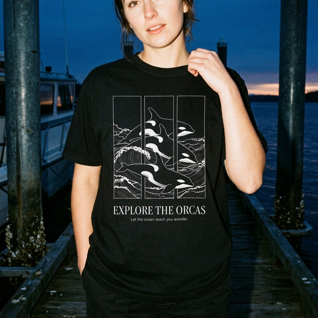 Explore the Orcas Conservation T-Shirt