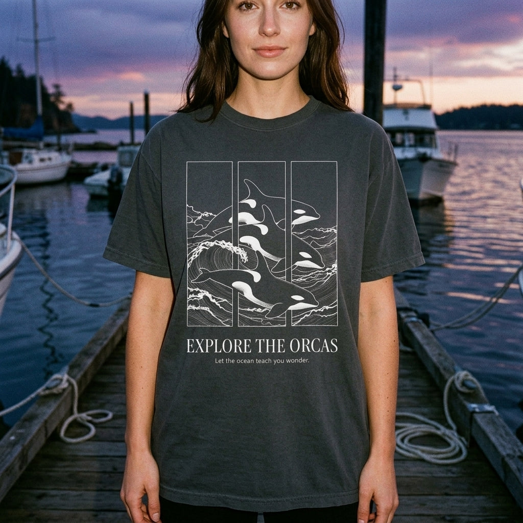 Explore the Orcas Conservation T-Shirt