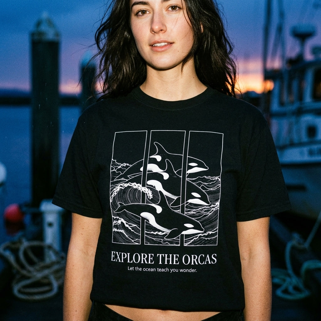Explore the Orcas Conservation T-Shirt