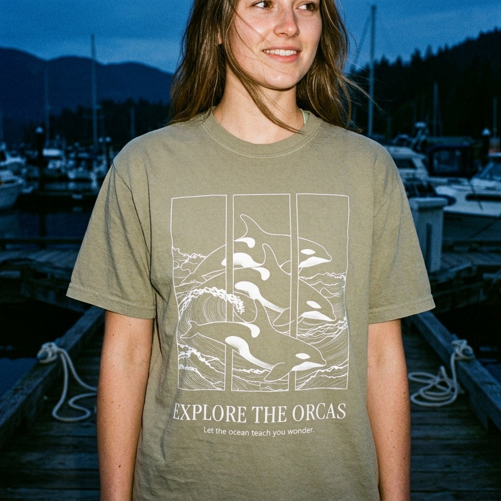 Explore the Orcas Conservation T-Shirt
